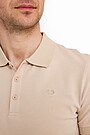 Organic cotton polo t-shirt 3 | BROWN | Audimas
