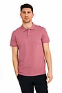 Organic cotton polo t-shirt 1 | PINK | Audimas