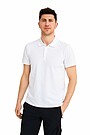 Organic cotton polo t-shirt 1 | WHITE | Audimas