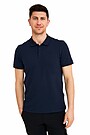 Organic cotton polo t-shirt 1 | BLUE | Audimas