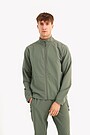 Stretch woven track jacket 1 | GREEN | Audimas