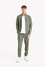 Stretch woven track jacket 5 | GREEN | Audimas