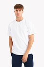 Loose fit short sleeves T-shirt 1 | WHITE | Audimas