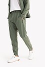 Stretchy woven slim trackpants 2 | GREEN | Audimas
