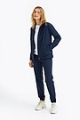 Stretchy woven full-zip track jacket 5 | BLUE | Audimas