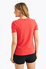 Organic cotton short sleeve T-shirt 2 | PINK | Audimas