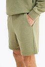 Oversized terry sweatshorts 2 | GREEN | Audimas