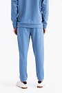 Organic cotton French terry sweatpants 3 | BLUE | Audimas