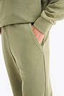 Organic cotton French terry sweatpants 4 | GREEN | Audimas