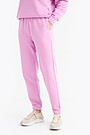 Organic cotton French terry sweatpants 2 | PINK | Audimas