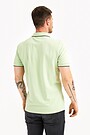 Organic cotton polo t-shirt 2 | CELADON GREEN | Audimas