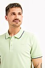 Organic cotton polo t-shirt 3 | CELADON GREEN | Audimas