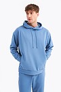 Organic cotton French terry hoodie 1 | BLUE | Audimas