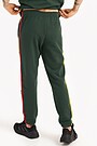 Organic cotton retro style sweatpants 3 | GREEN | Audimas