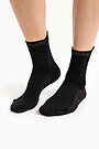 Mid-length sports socks 1 | BLACK | Audimas