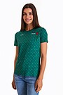 Printed short sleeve T-shirt 1 | GREEN | Audimas