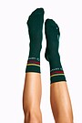 Long cotton fiber socks 2 | GREEN | Audimas