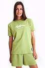 Loose fit T-shirt 1 | GREEN | Audimas