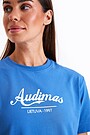 Loose fit T-shirt 2 | BLUE | Audimas