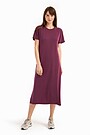 Long jersey dress 4 | BORDO | Audimas