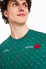 Printed short sleeve T-shirt 3 | GREEN | Audimas