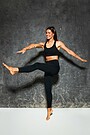 Peach touch sports bra 4 | BLACK | Audimas