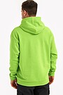 Oversized-fit hoodie in organic cotton 3 | GREEN | Audimas