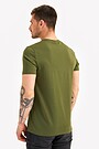 Organic cotton short sleeve T-shirt 2 | CHAKI | Audimas