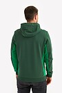 Organic cotton full-zip hoodie 2 | GREEN | Audimas