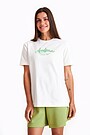 Loose fit T-shirt 1 | WHITE | Audimas