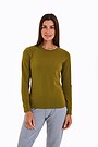 Organic cotton long sleeve top 1 | GREEN | Audimas