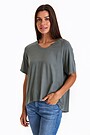 Loose fit T-shirt 1 | GREEN | Audimas