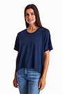 Loose fit T-shirt 1 | BLUE | Audimas