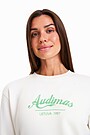 Retro style sweatshirt 2 | Cream | Audimas