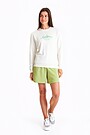 Retro style sweatshirt 4 | Cream | Audimas