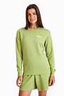 Retro style sweatshirt 1 | GREEN | Audimas