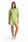 Retro style sweatshirt 4 | GREEN | Audimas