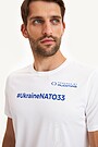 Short sleeves T-shirt Ukraine NATO 33 4 | WHITE | Audimas