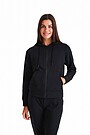 Organic cotton full-zip hoodie 2 | BLACK | Audimas