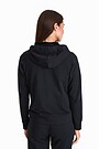 Organic cotton full-zip hoodie 3 | BLACK | Audimas