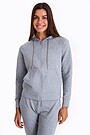 Organic cotton full-zip hoodie 1 | GREY/MELANGE | Audimas