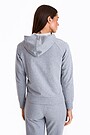 Organic cotton full-zip hoodie 2 | GREY | Audimas