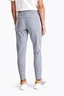 Organic cotton fitted sweatpants 3 | GREY | Audimas