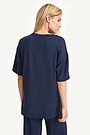 Loose fit modal T-shirt 2 | BLUE | Audimas