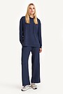 Wide leg modal sweatpants 4 | BLUE | Audimas