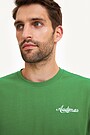Loose fit short sleeve top 3 | GREEN | Audimas