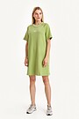 Organic cotton T-shirt dress 1 | GREEN | Audimas