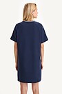 Organic cotton T-shirt dress 2 | BLUE | Audimas