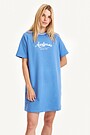 Organic cotton T-shirt dress 1 | BLUE | Audimas