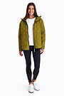 Short quilted transitional jacket 1 | GREEN | Audimas